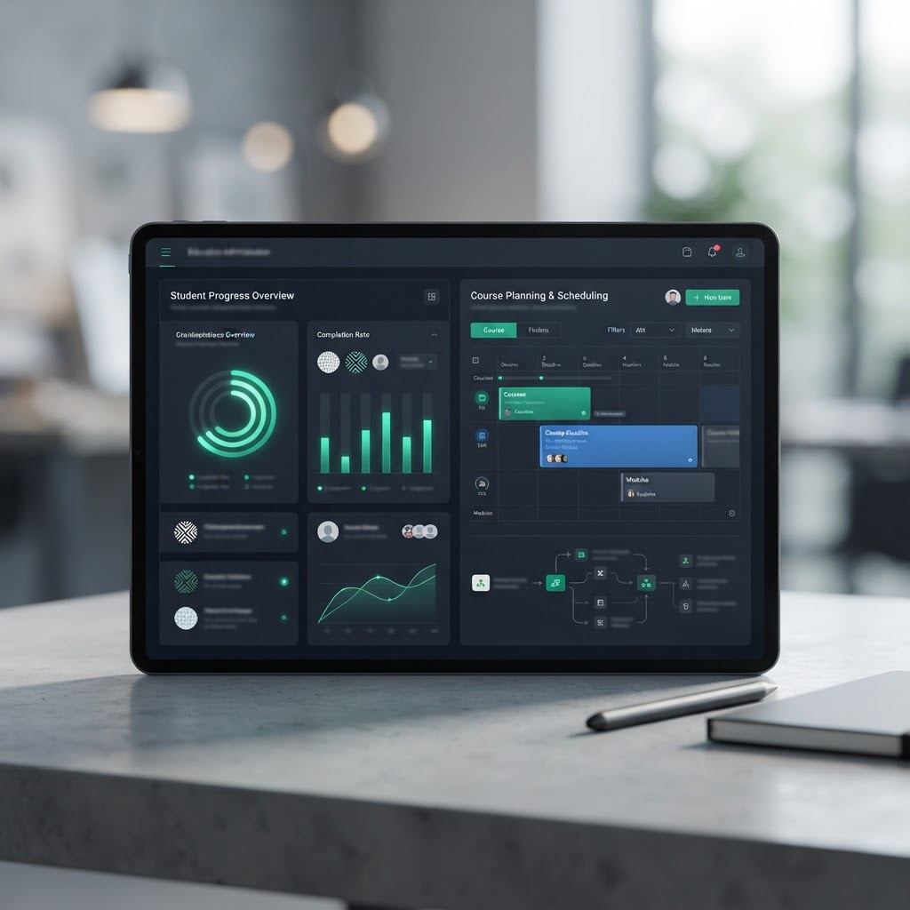 Learnloop education administration web dashboard